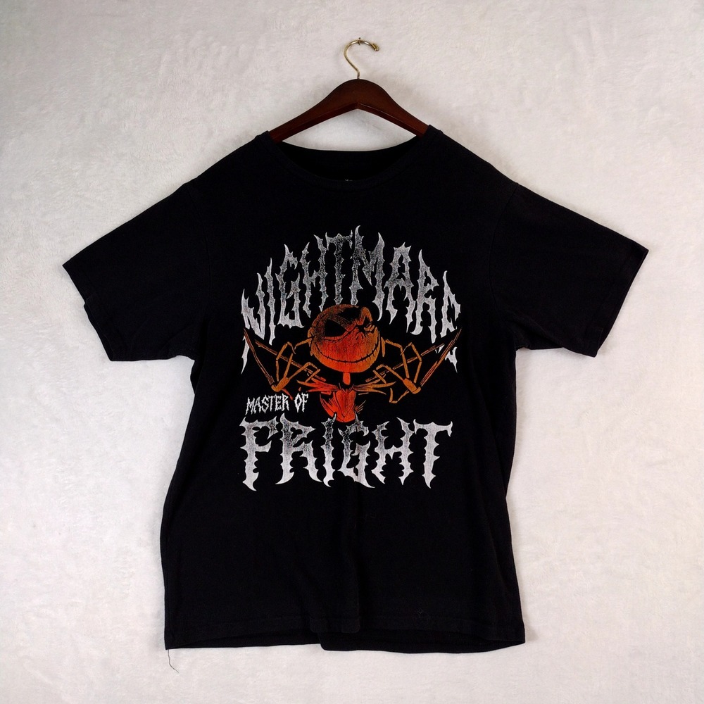 Disney Nightmare Before Christmas Jack Skellington Master of Fright Shirt Large